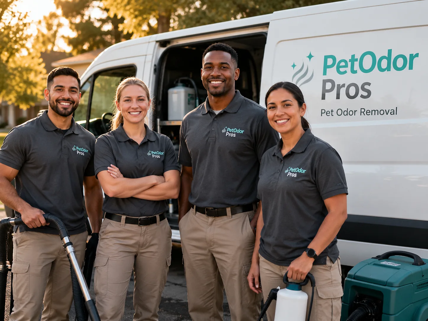 Pet Odor Removal team serving Bellville, OH